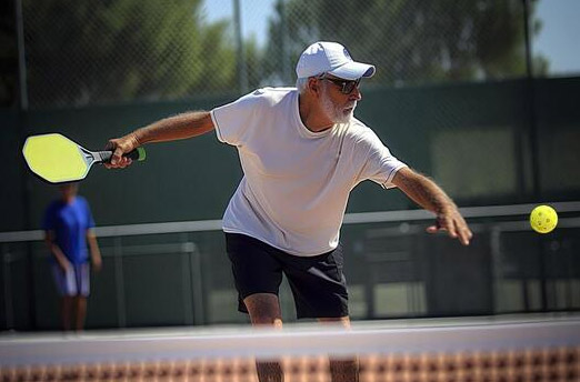 Dave playing pickleball